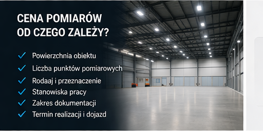 Od czego zależy cena pomiarów oświetlenia?