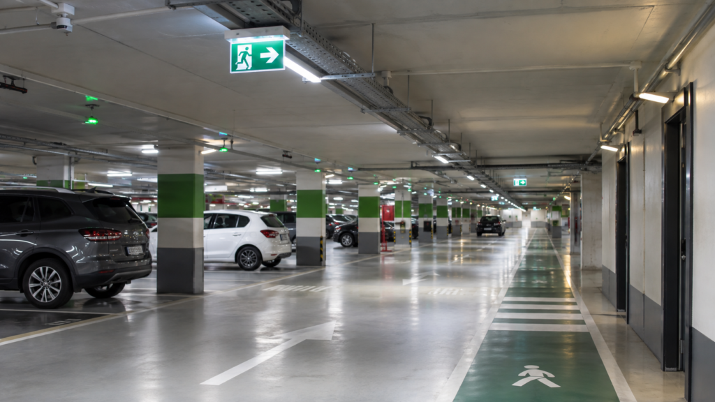 Oświetlenie parkingu podziemnego
